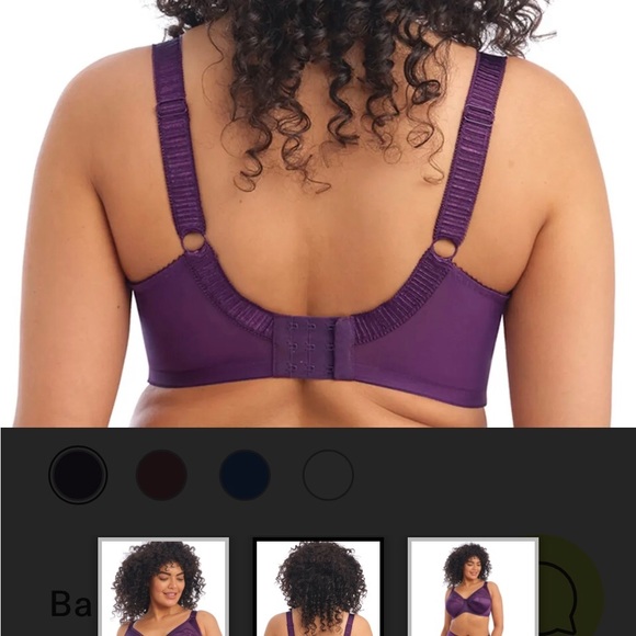 NWT Elomi Cate bra 4030 color plum size 34k - Picture 2 of 8
